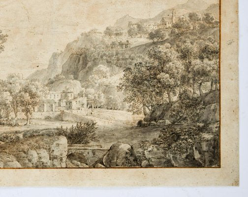 Landscape, Original Etching, 18th Century-ZCI-919261