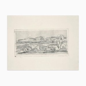 Landscape - Original Etching by Fiorella Diamantini - 1962 1962-ZCI-755433