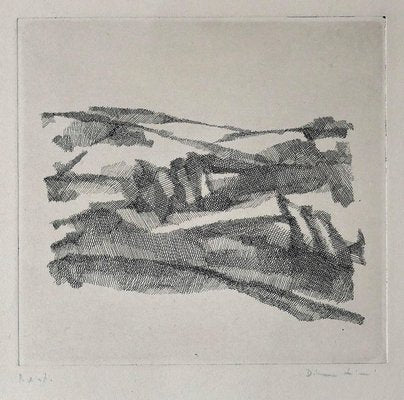 Landscape - Original Etching by Fiorella Diamantini - 1970s 1970s-ZCI-757679