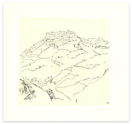 Landscape - Original Etching by Renzo Biasion - 1960s 1960s-ZCI-755436