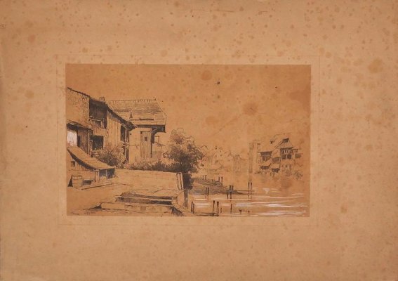 Landscape - Original Print on Paper - 19th Century 19th century-ZCI-762814