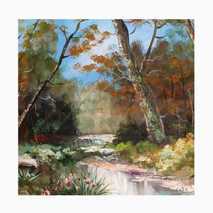 Landscape Painting, Oil on Canvas, Toni Bordignon-NJV-883740