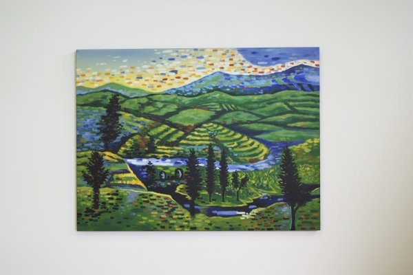 Landscape Painting on Canvas, 2000s-KNM-1001753