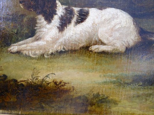 Landscape with Dog, Oil Painting on Canvas, England 19th-Century-MLN-932901