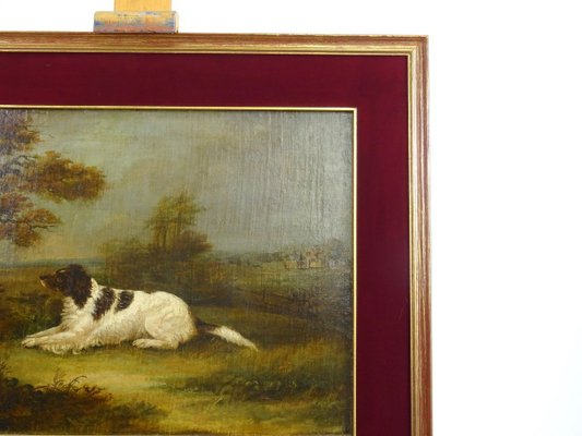 Landscape with Dog, Oil Painting on Canvas, England 19th-Century-MLN-932901