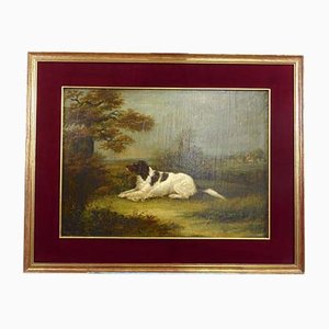 Landscape with Dog, Oil Painting on Canvas, England 19th-Century-MLN-932901