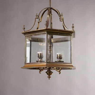 Lanterns in Glass and Metal Structure, Set of 2-VMM-2031624