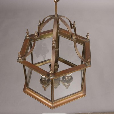 Lanterns in Glass and Metal Structure, Set of 2-VMM-2031624