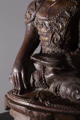 Laotian Artist, Large Buddha Sculpture, 19th-20th Century, Wood-RCE-1721600