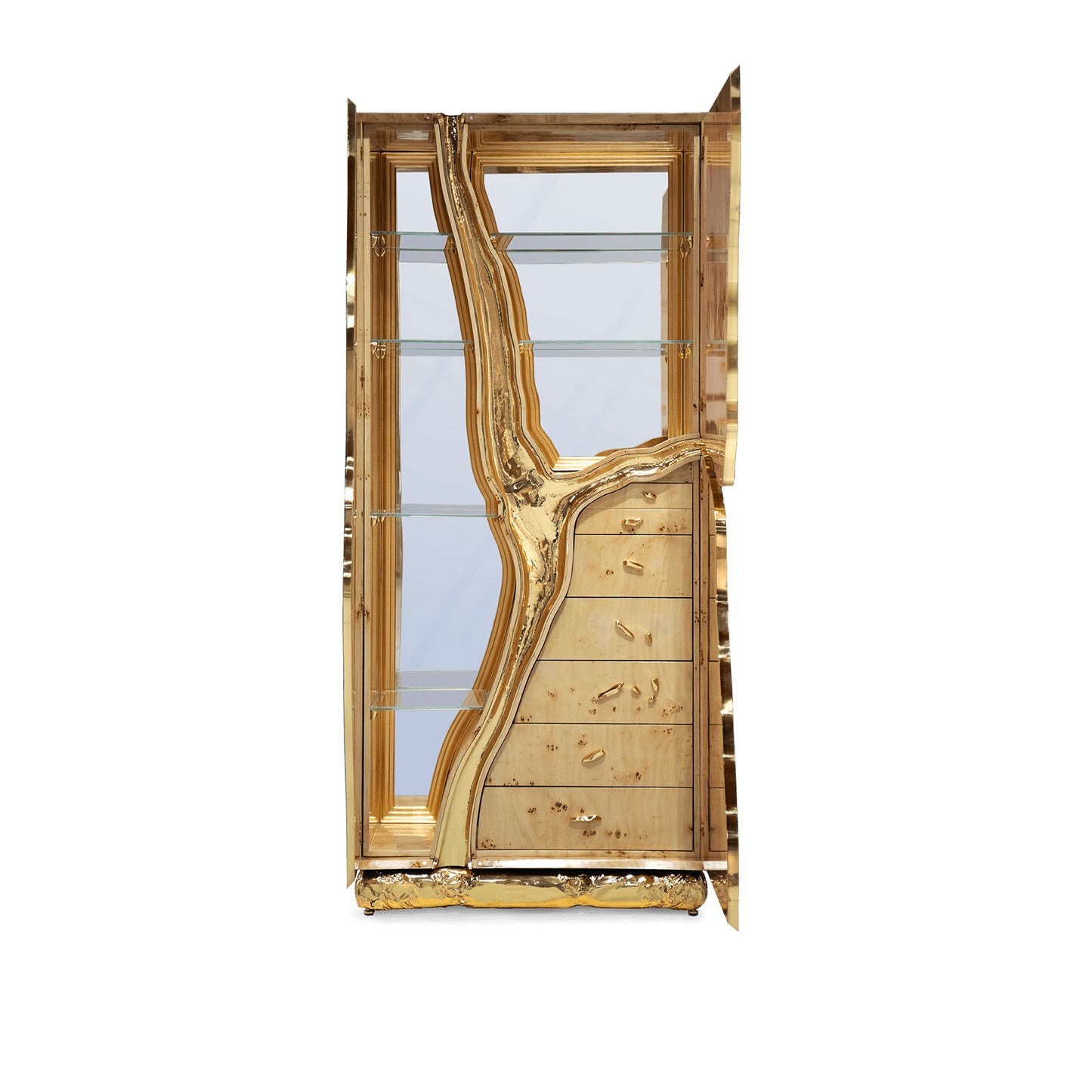 Lapiaz - Highboard by Boca Do Lobo #Stainless Steel