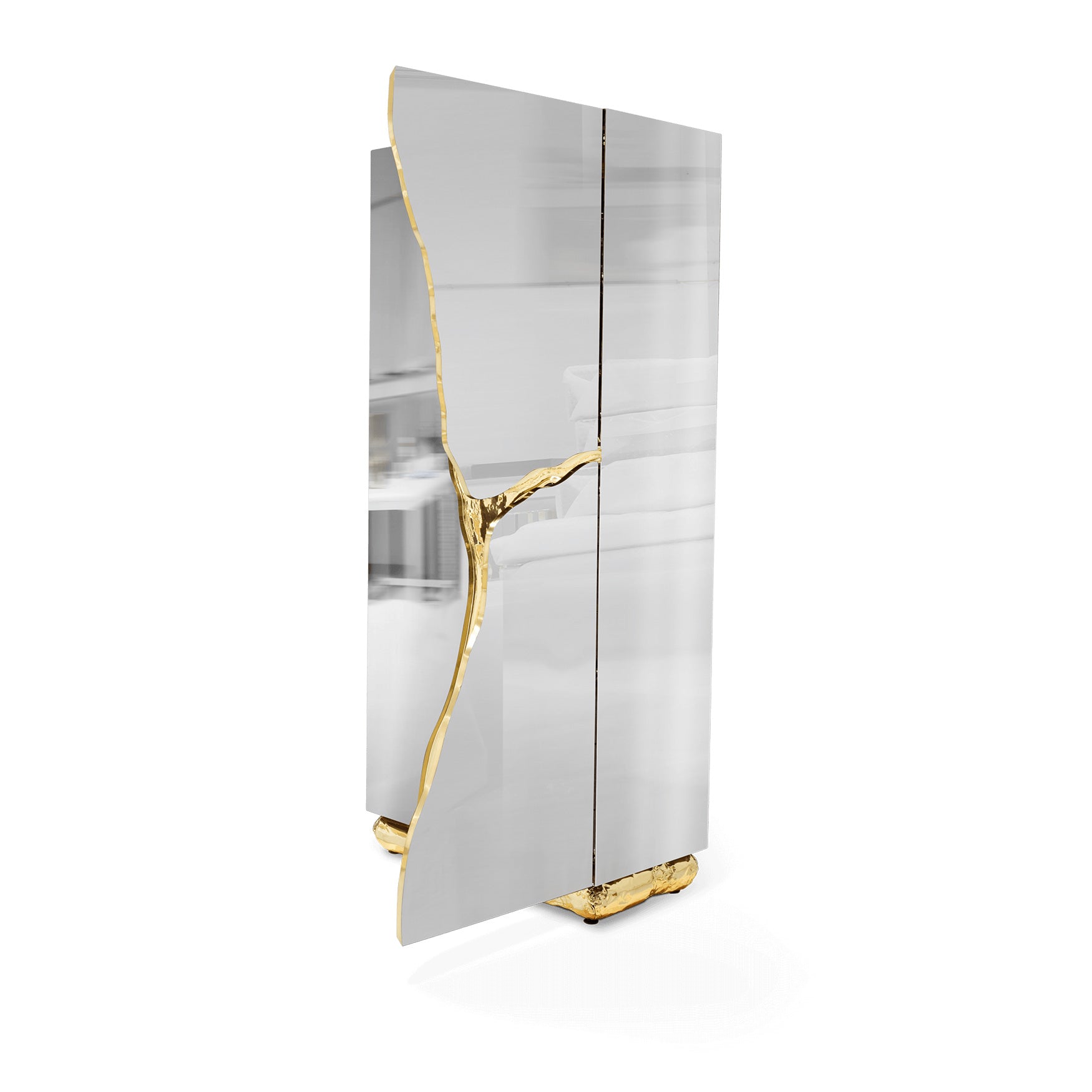 Lapiaz - Highboard by Boca Do Lobo #Stainless Steel