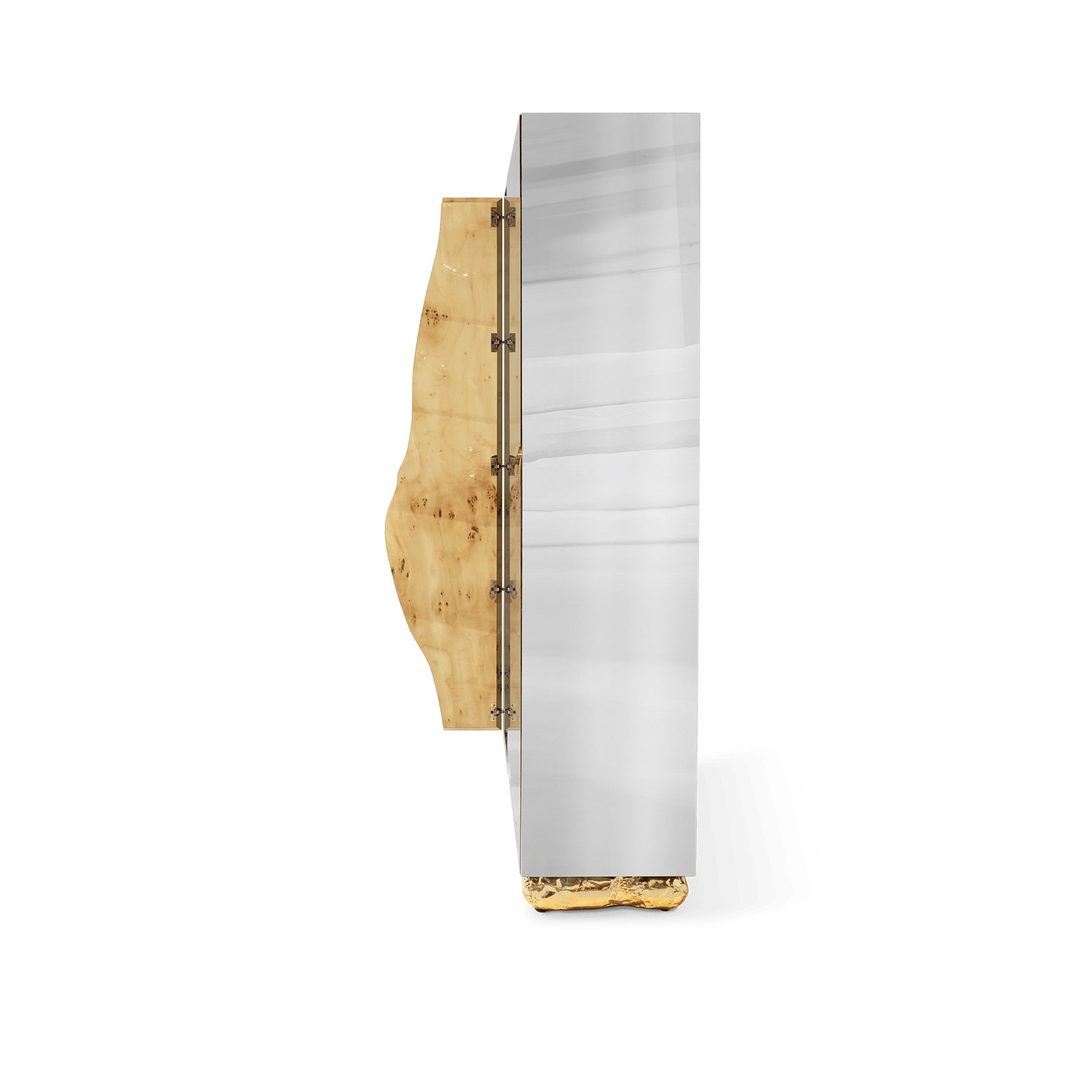 Lapiaz - Highboard by Boca Do Lobo #Stainless Steel