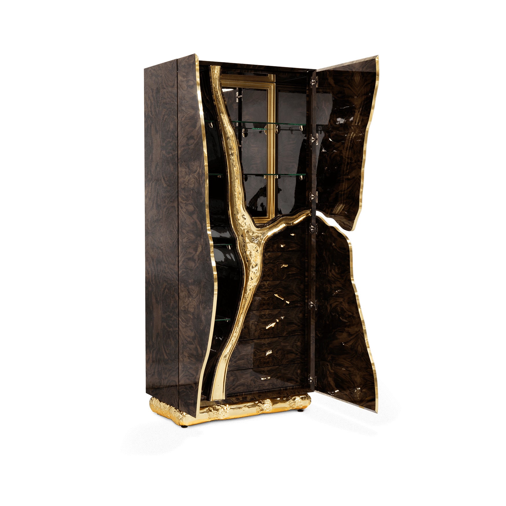 Lapiaz - Highboard by Boca Do Lobo #Walnut Root