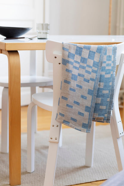 Aalto table 80A, birch - white laminate