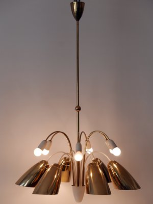 Large 12-Armed Sputnik Chandelier from Vereinigte Werkstätten-WPT-1215964