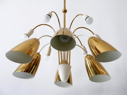 Large 12-Armed Sputnik Chandelier from Vereinigte Werkstätten-WPT-1215964