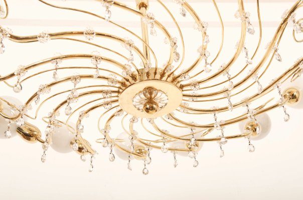 Large 14-Arm Chandelier by J.L. Lobmeyr, 1960s-AX-1704774