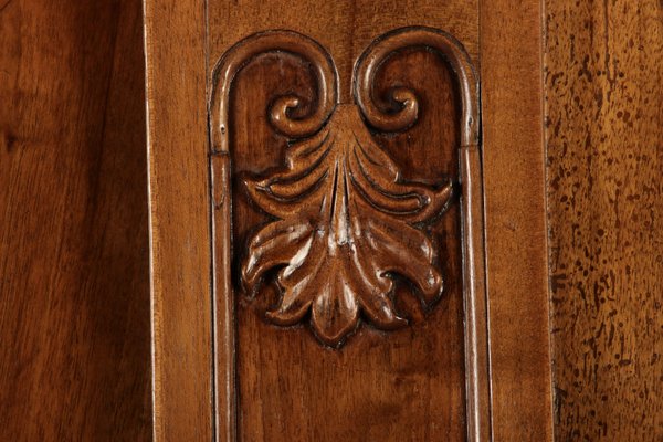 Large 18th Century Baroque Walnut Cabinet, 1760s-DXD-2033236