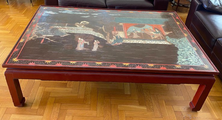 Large 18th Century Coromandel Screen Chinese Coffee Table-MBH-1821571