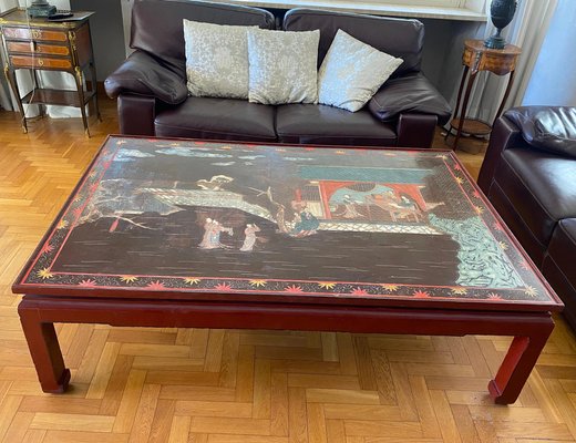 Large 18th Century Coromandel Screen Chinese Coffee Table-MBH-1821571