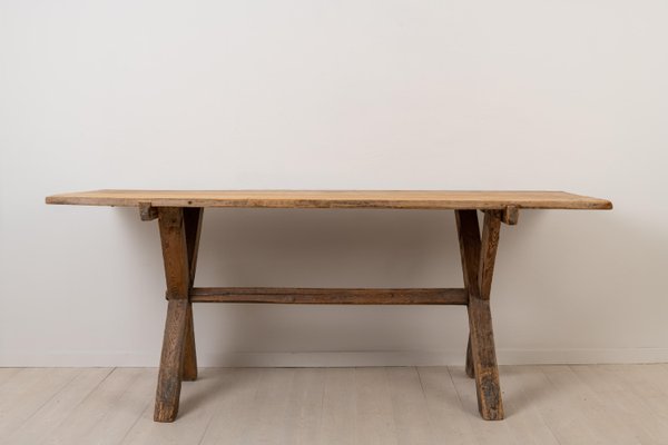 Large 18th Century Swedish Pine Table-MJF-931295