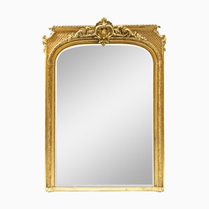 Large 19th Century Baroque Style Wall Mirror-VEI-713396