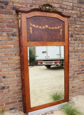 Large 19th Century French Fireplace Mirror-EA-1395955