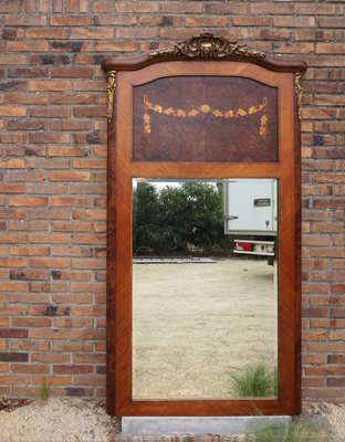 Large 19th Century French Fireplace Mirror-EA-1395955