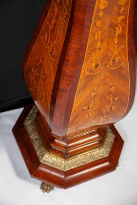 Large 19th Century French Inlaid Pedestals, Set of 2-MBH-1032619