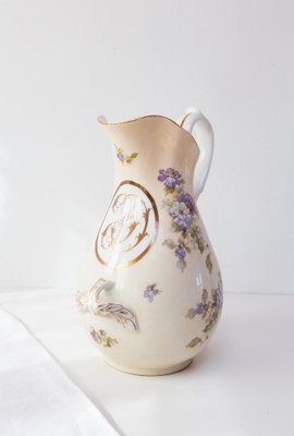 Large 19th Century French Porcelain Ewer, Paris-JWI-2043295