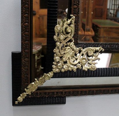 Large 19th Century Louis XIV Style Rectangular Mirror-RVK-581373