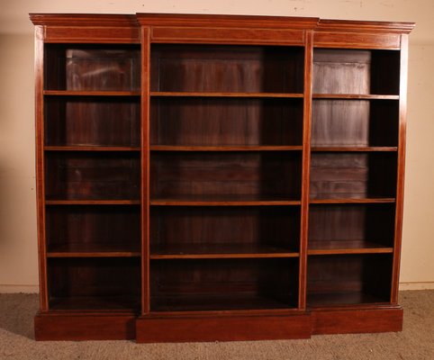 Large 19th Century Mahogany Open Shelves-HPU-1415037