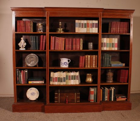 Large 19th Century Mahogany Open Shelves-HPU-1415037