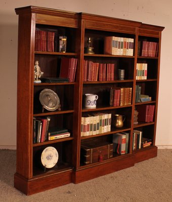 Large 19th Century Mahogany Open Shelves-HPU-1415037