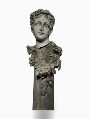 Large 19th Century Marble Statue, 1890s-FDW-2039633