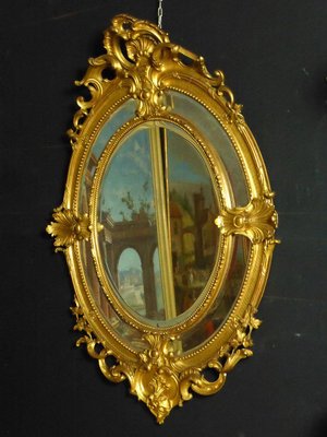 Large 19th Century Mirror-WSV-704153