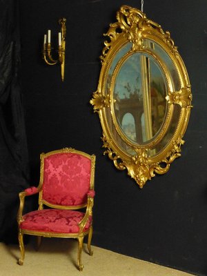 Large 19th Century Mirror-WSV-704153