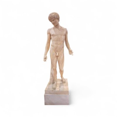 Large 19th Century Plaster Sculpture of a Greek Figure, 1890s-FDW-2039601