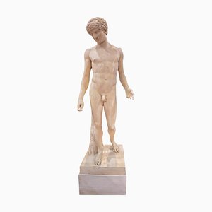 Large 19th Century Plaster Sculpture of a Greek Figure, 1890s-FDW-2039601