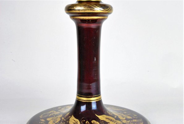 Large 19th Century Ruby Crystal Glass-SYQ-909178