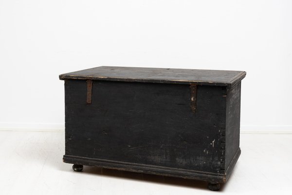 Large 19th Century Swedish Painted Hope Chest-MJF-1375286