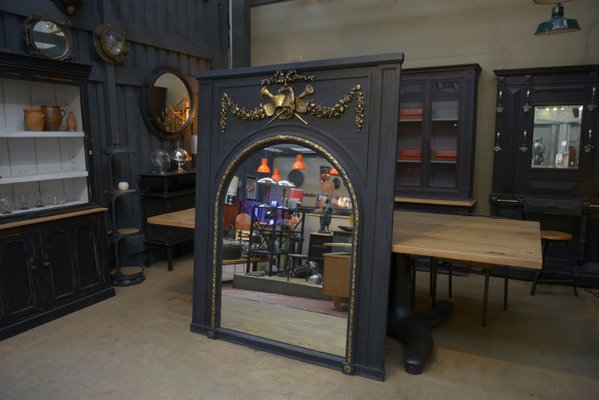 Large 19th Century Trumeau Mirror, 1885-NEN-2041897