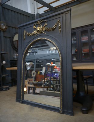 Large 19th Century Trumeau Mirror, 1885-NEN-2041897