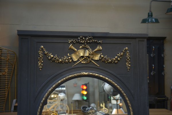 Large 19th Century Trumeau Mirror, 1885-NEN-2041897