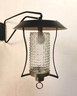 Large 2-Arm Lantern Sconce, 1960s-PHZ-655188