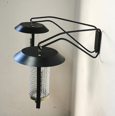 Large 2-Arm Lantern Sconce, 1960s-PHZ-655188