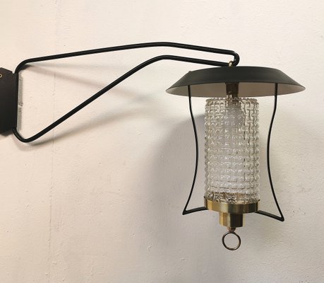 Large 2-Arm Lantern Sconce, 1960s-PHZ-655188