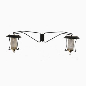 Large 2-Arm Lantern Sconce, 1960s-PHZ-655188