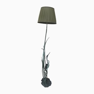 Large 20th Century Heron Floor Lamp in Bronze-UQL-1442034