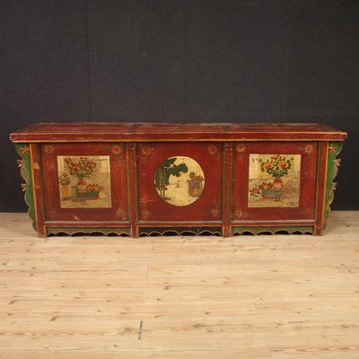 Large 20th Century Lacquered Oriental Furniture Sideboard, 1960s-RP-2027553